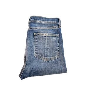Rag & Bonnie High Rise Skinny Denim Jeans Bonnie Ripped Knees Size 27